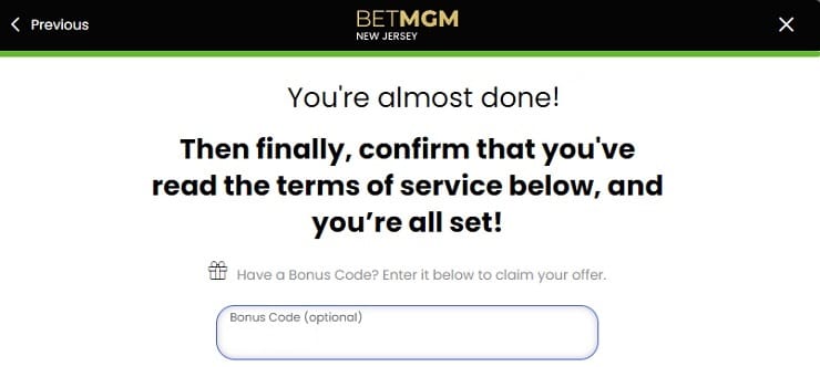 BetMGM Bonus Code