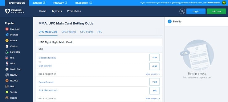 FanDuel UFC