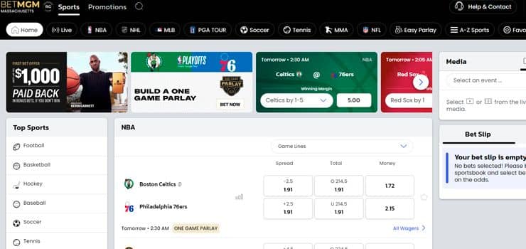 betmgm-sportsbook-pennsylvania-homepage