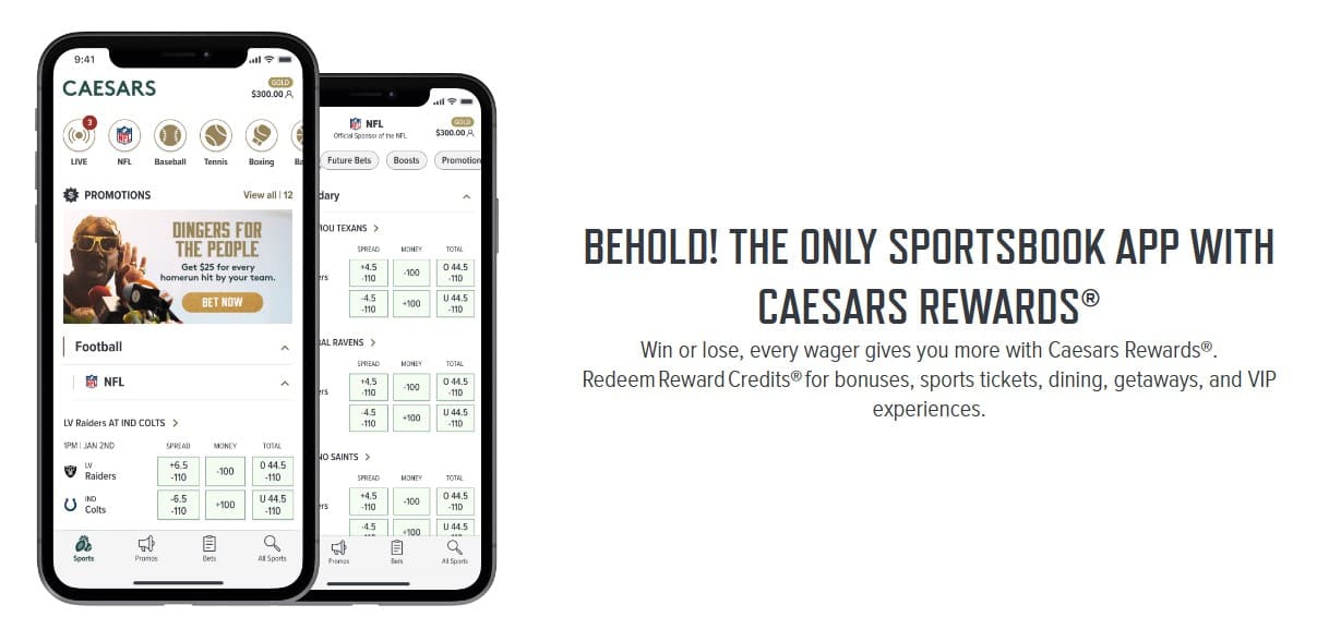 caesars sportsbook app 1 1 1