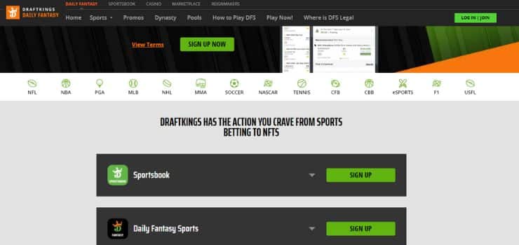 draftkings-sportsbook -massachusetts-homepage