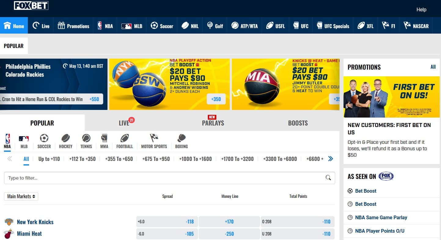 FOX Bet Sportsbook Review & Bonus Code 2023