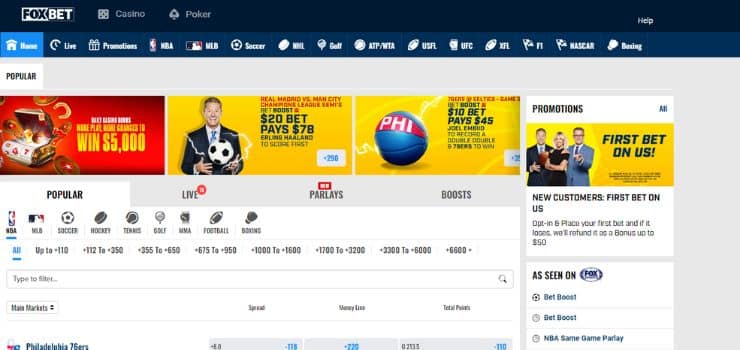 foxbet-sportsbook-pennsylvania-home