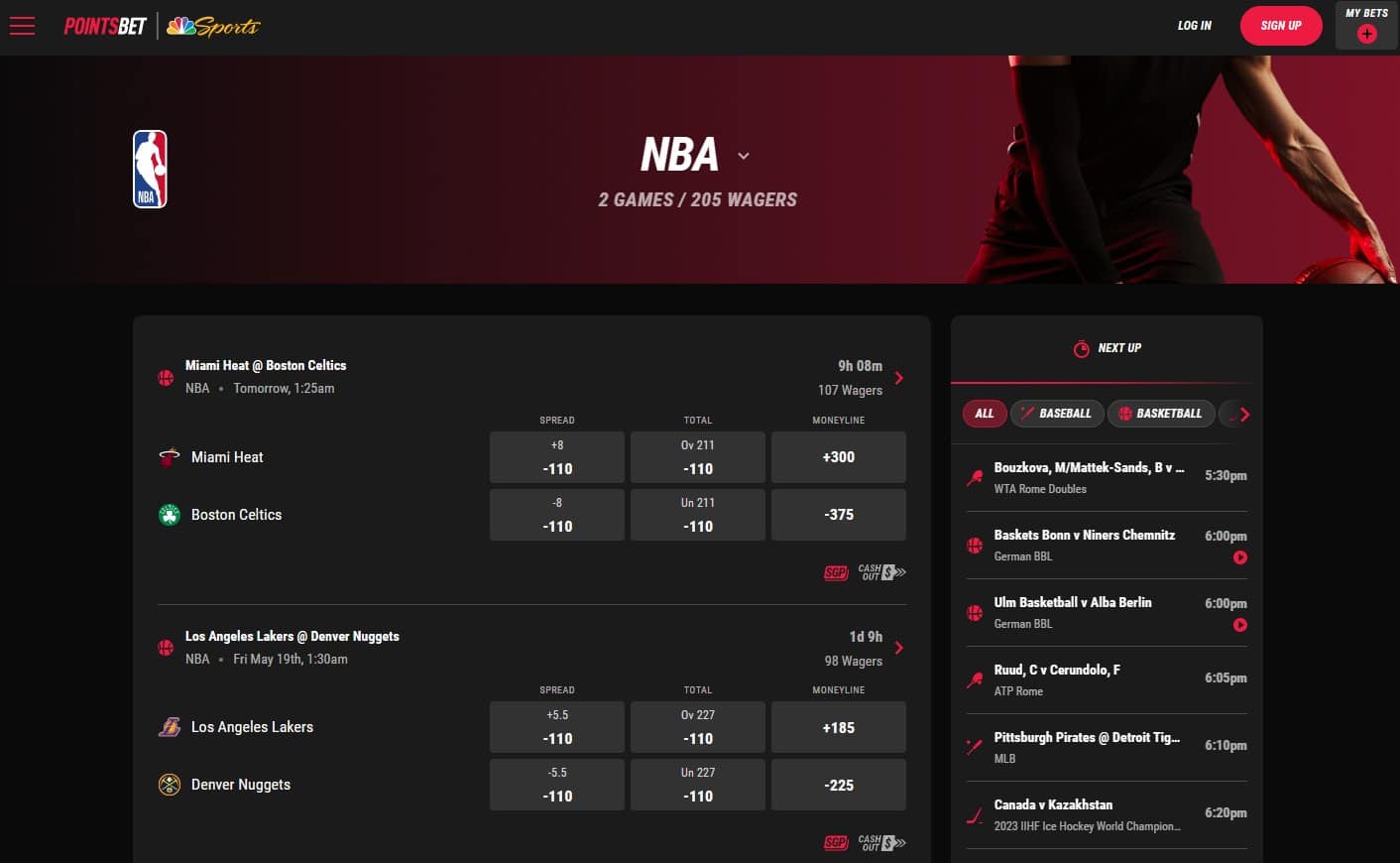 pointsbet nba 1