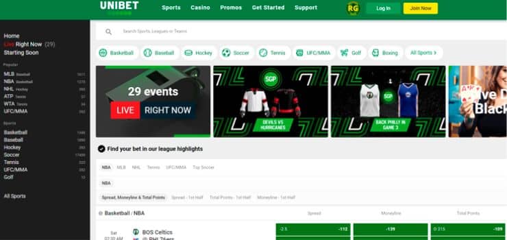 unibet-sportsbook- pennsylvania-sports-page