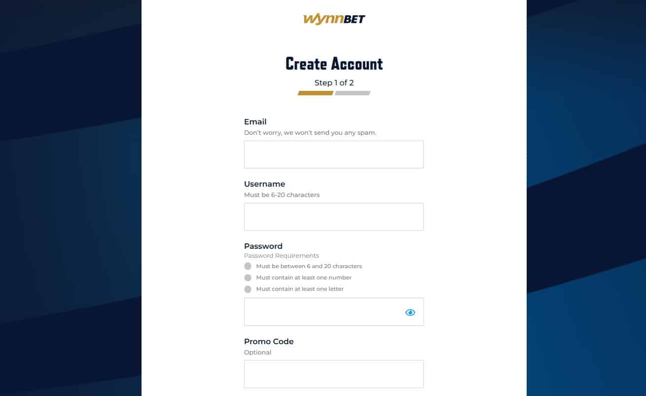 wynnbet register 1 1